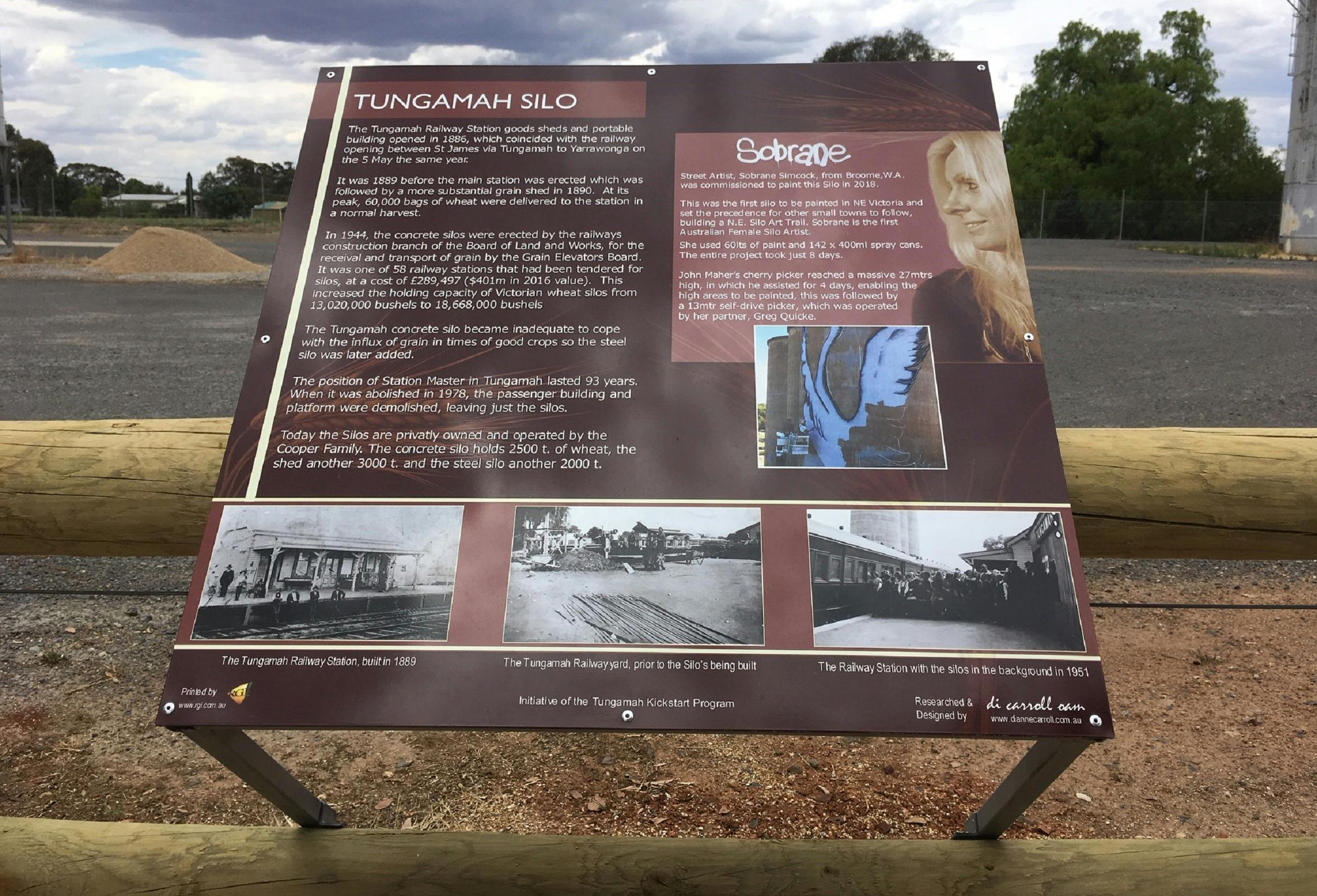 Tungamah Silo Art