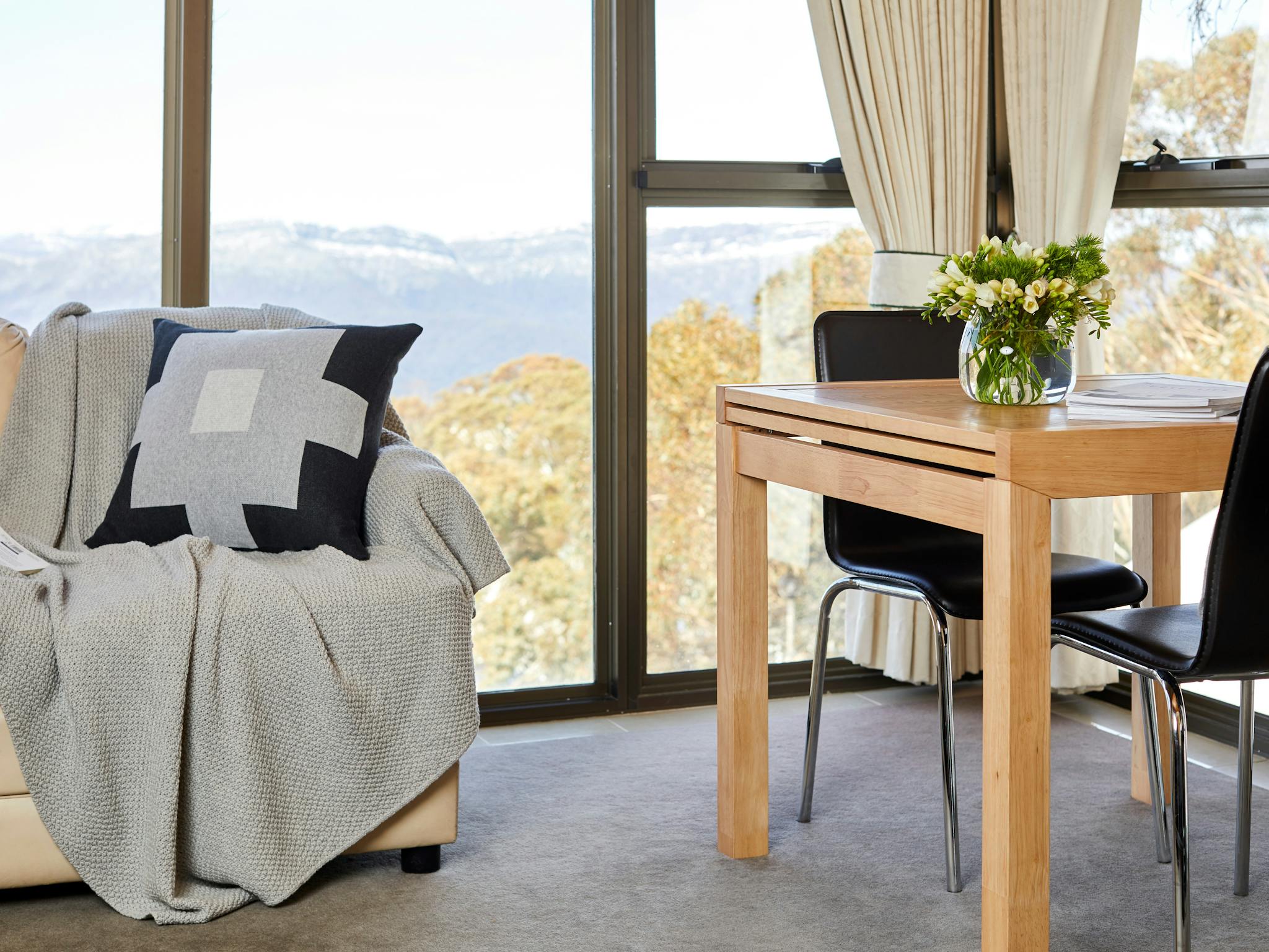 Enjoy the stunning views of Mt. Buller in our comfortable apartments.