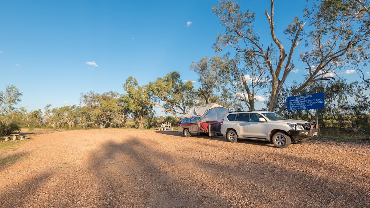 Camping at Stubby Bend Tambo Free