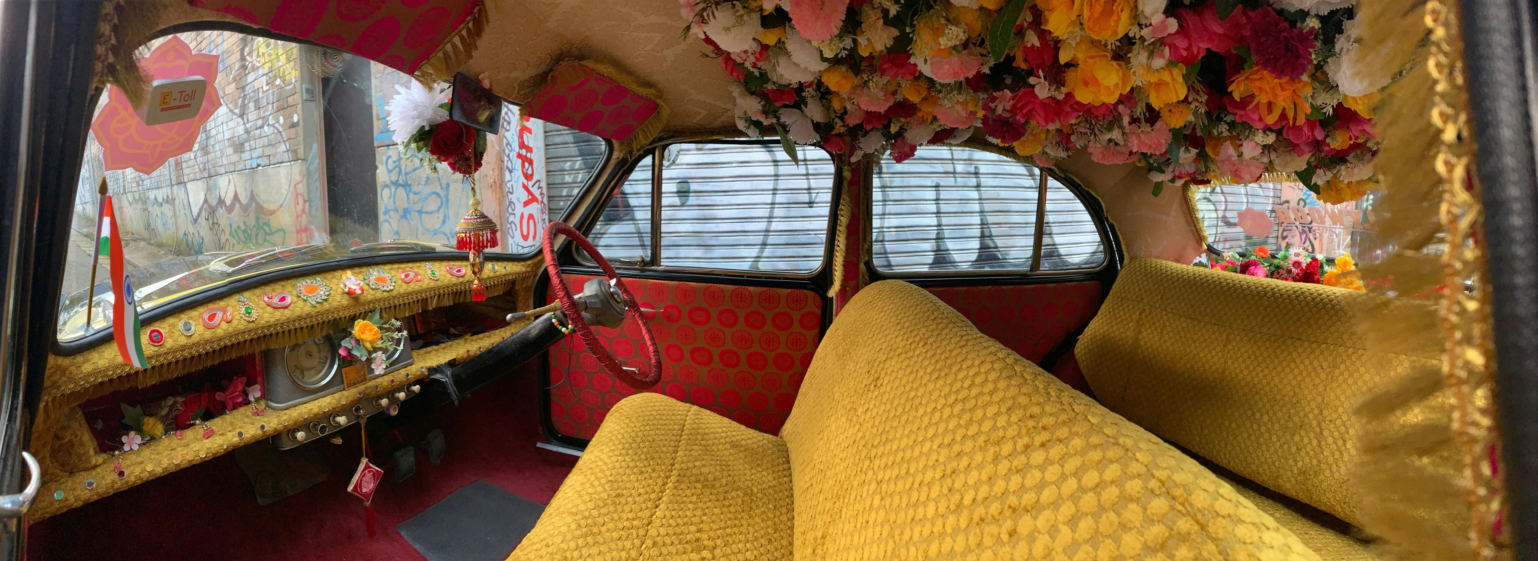 Bollwyood Car's unique interior