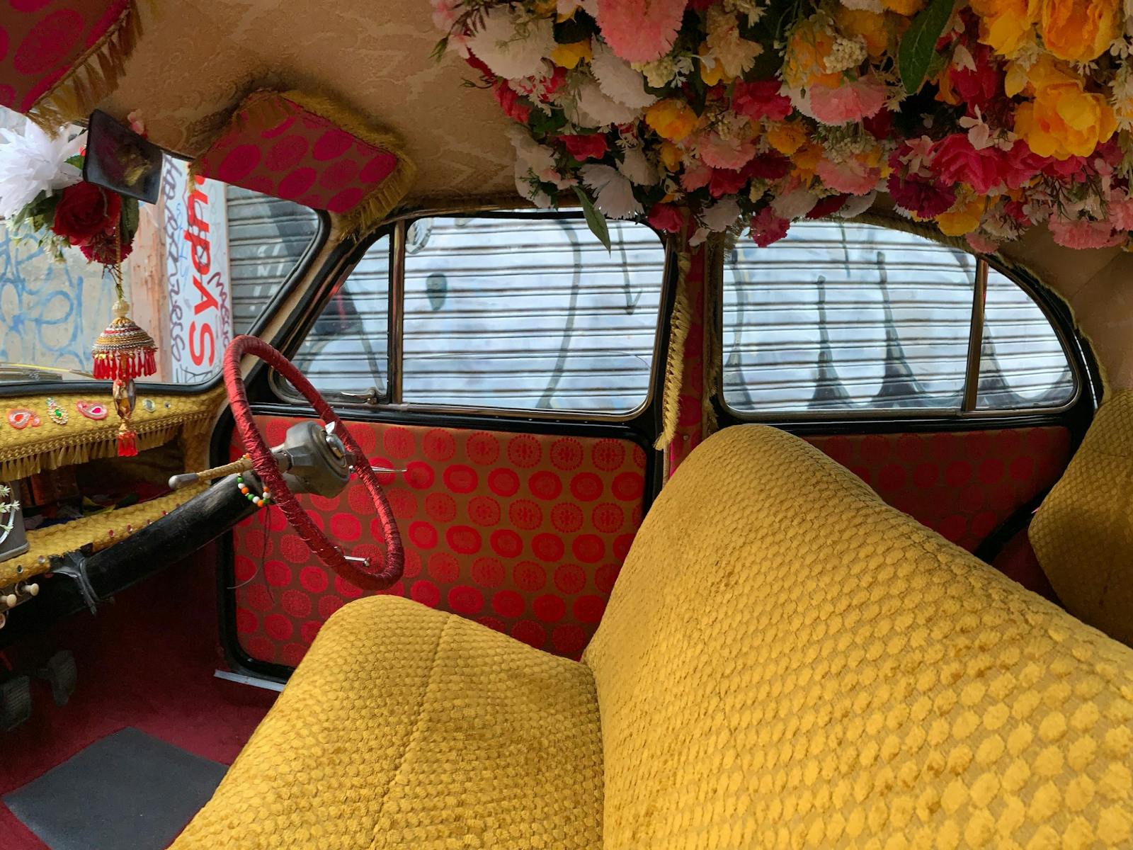 Bollwyood Car's unique interior