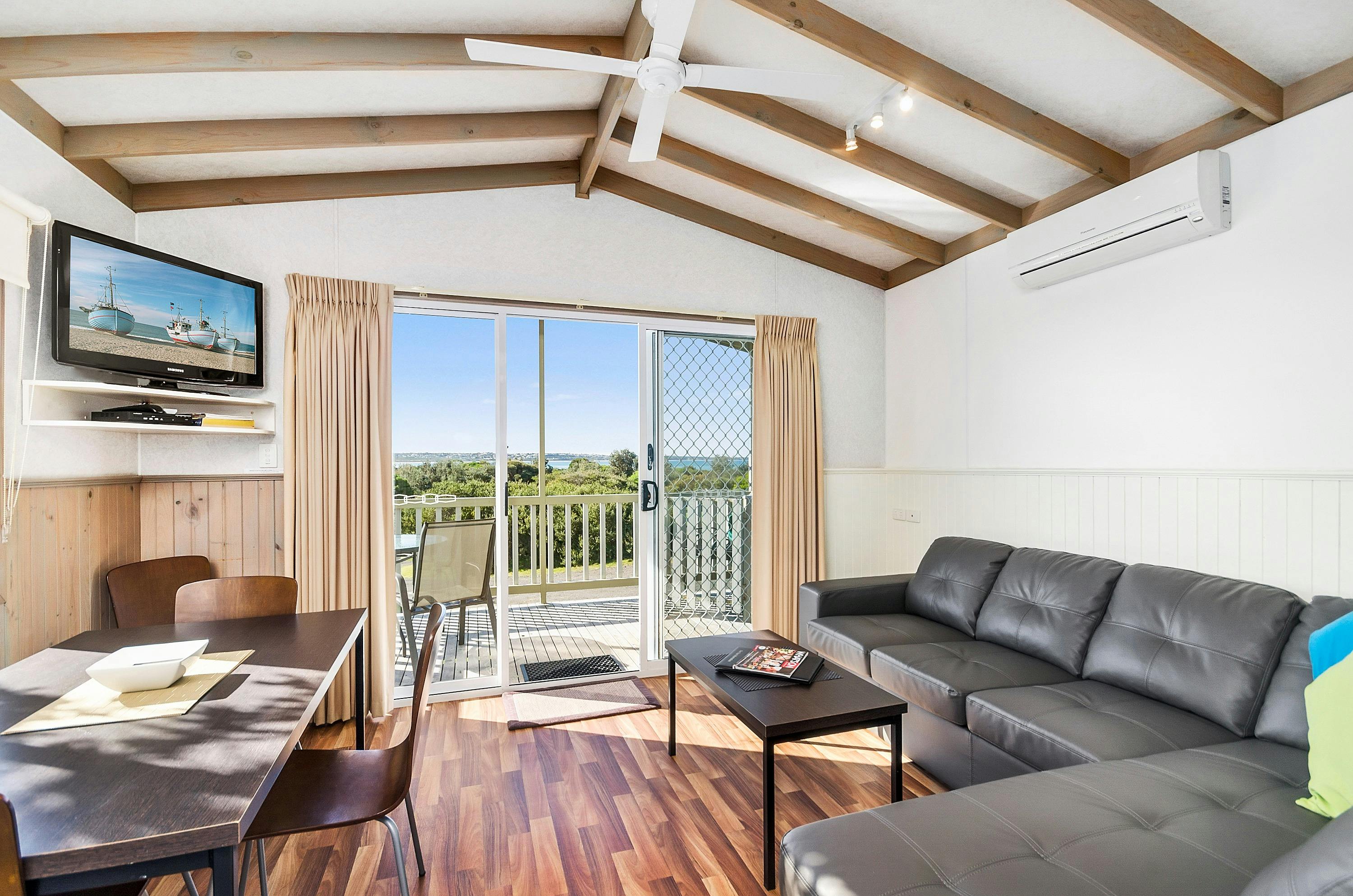 Loungeroom of a Two Bedroom Cabin