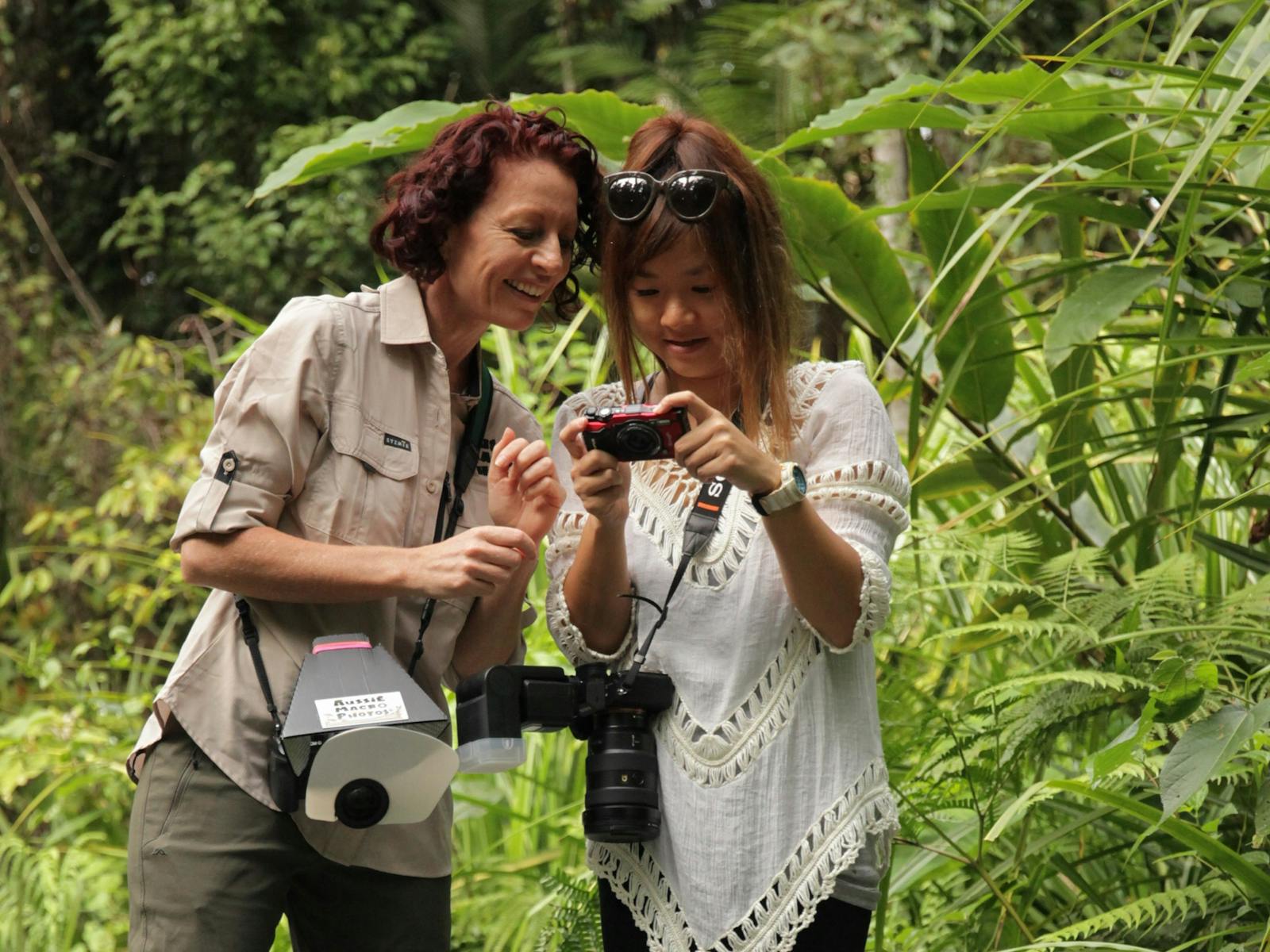 two women enjoying nature photography two women enjoying nature photography