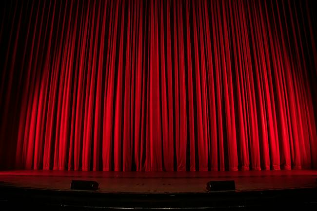 Red Theatre Curtain