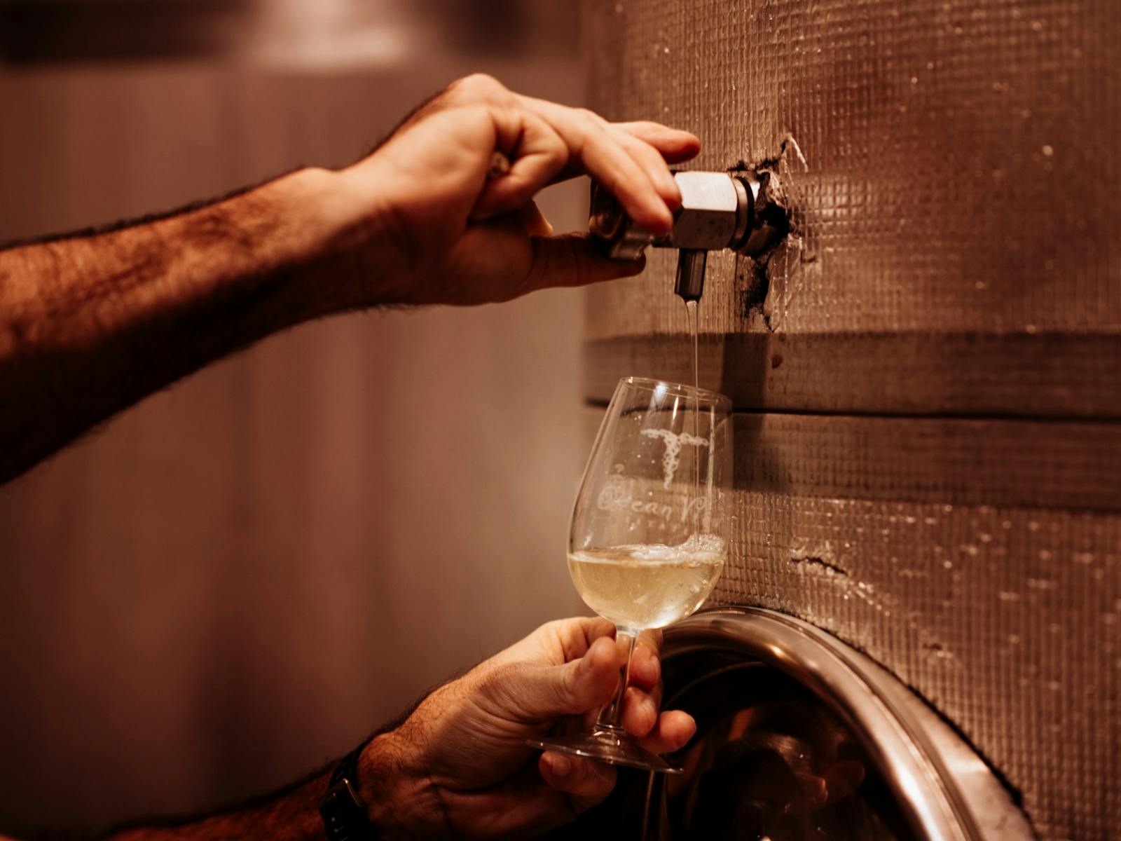 We'd love you to "help yourself" when we have wine in the vats" We'd love you to "help yourself" when we have wine in the vats"