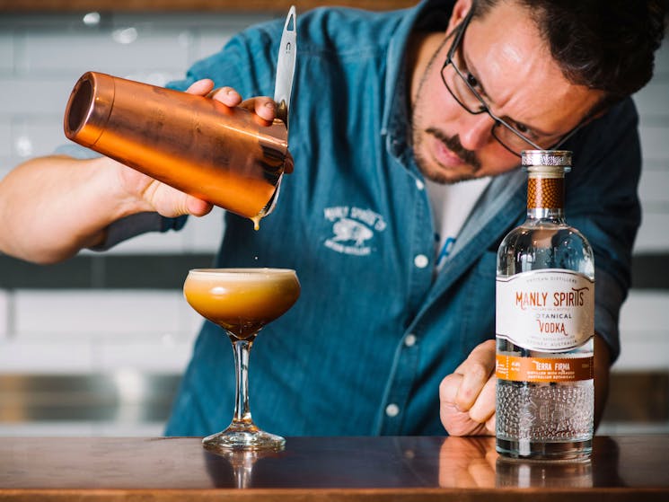 Manly Spirits Terra Firma Botanical Vodka. Perfect in an Espresso Martini.