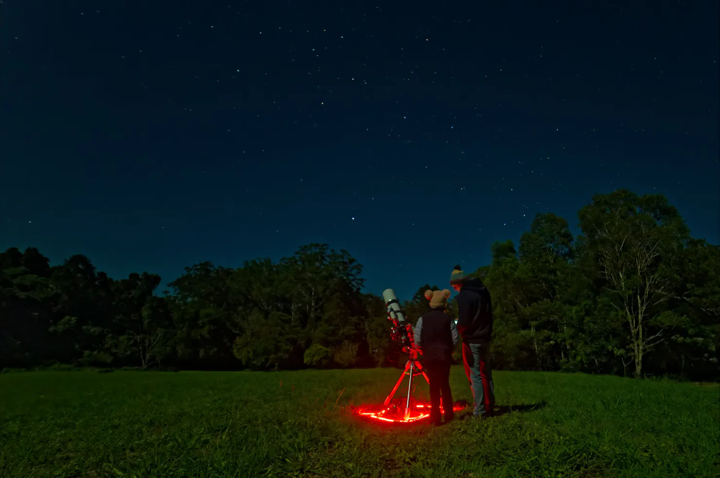 Stargazing within the Sunshine Coast International Dark Sky Reserve