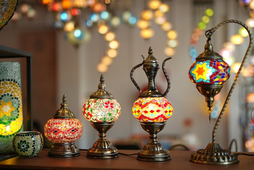 Mosaic Turkish Lamp