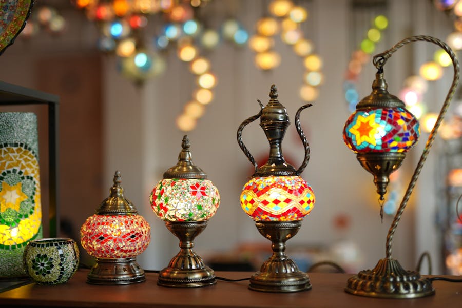 Mosaic Turkish Lamp
