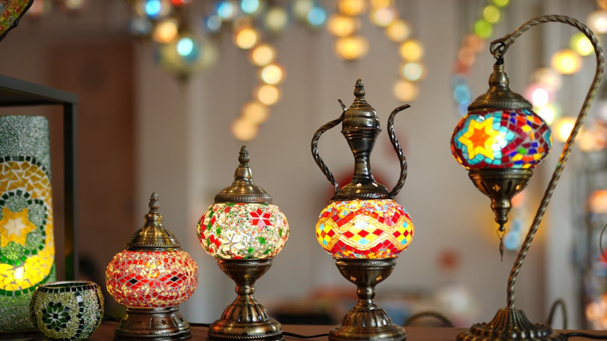 Mosaic Turkish Lamp