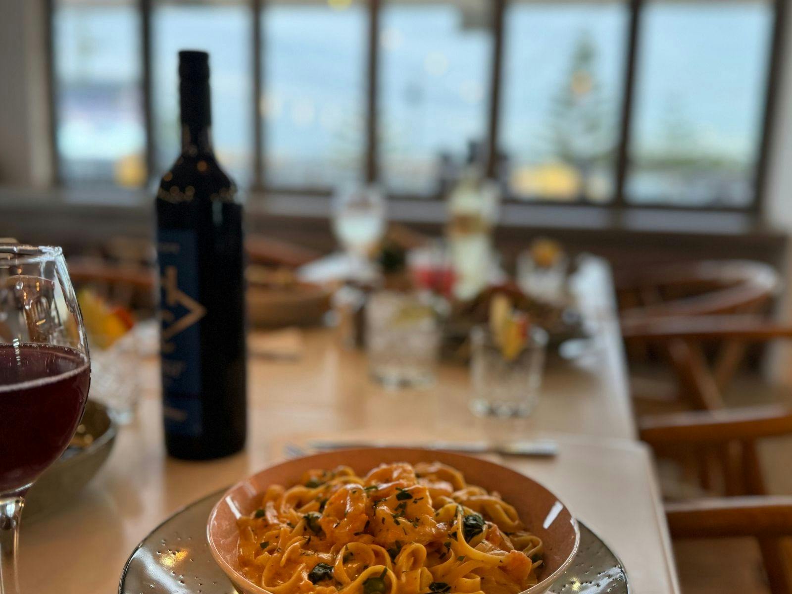 Enjoy a variety of cuisine at BAR 2-SIX with a glass of wine with our beautiful view