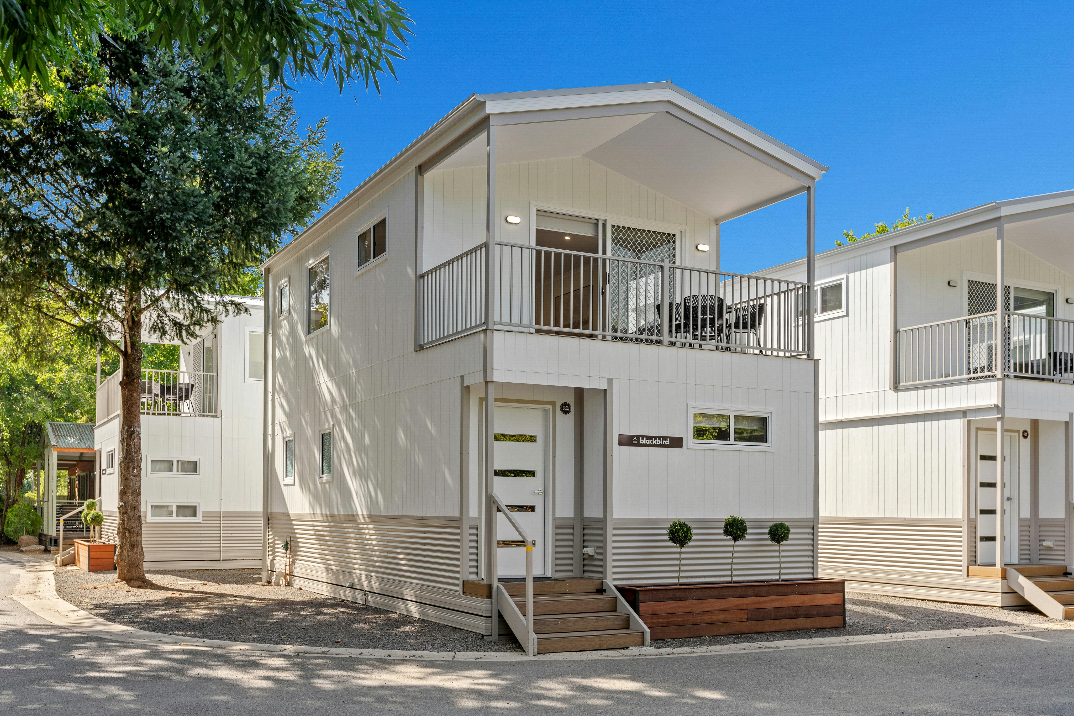 Premium Three Bedroom Townhouse - Exterior | Tasman Holiday Parks - Bright