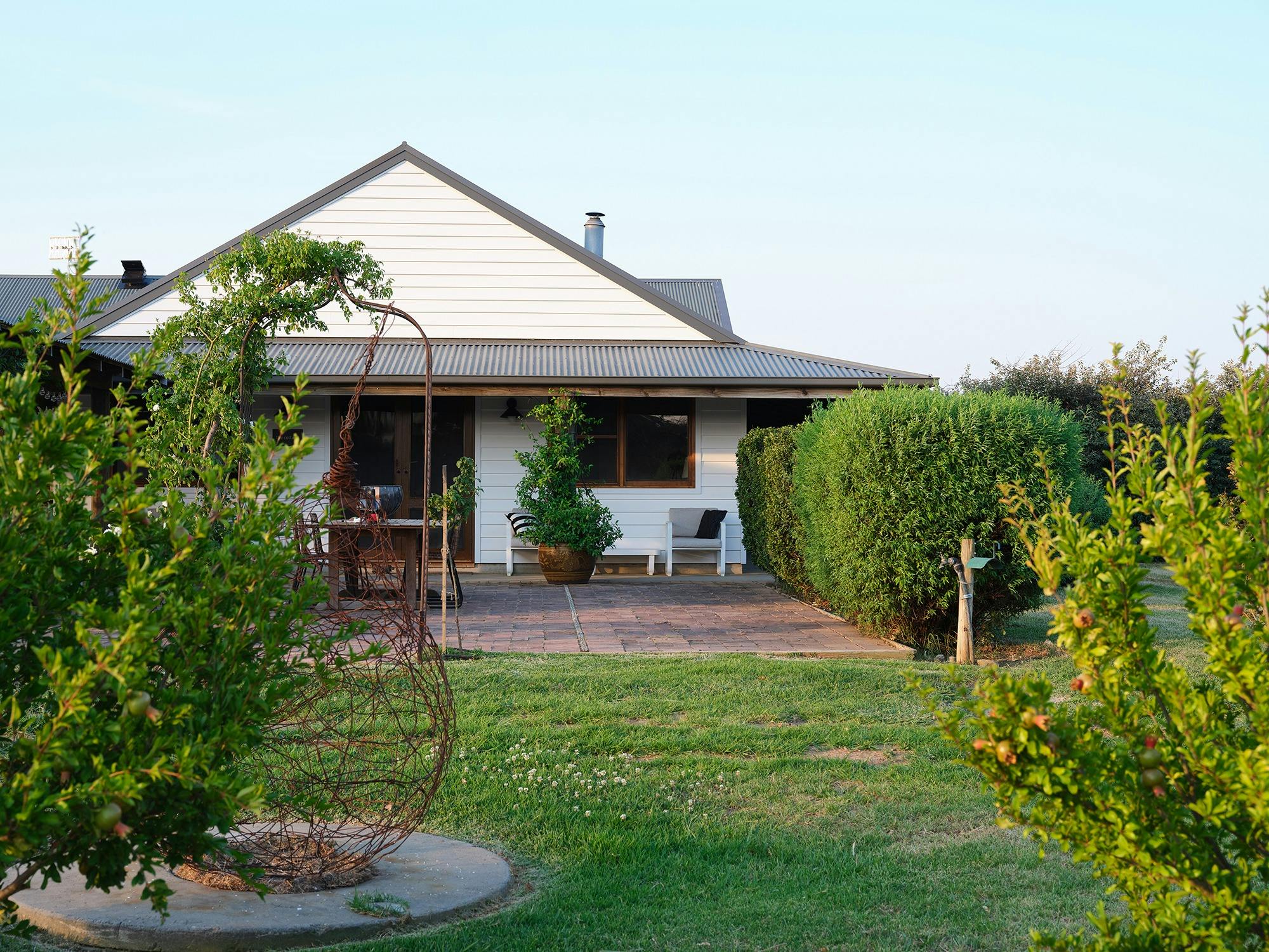 Shawwood Cottage Luxury Farm Stay Accommodation Entrance and Patio