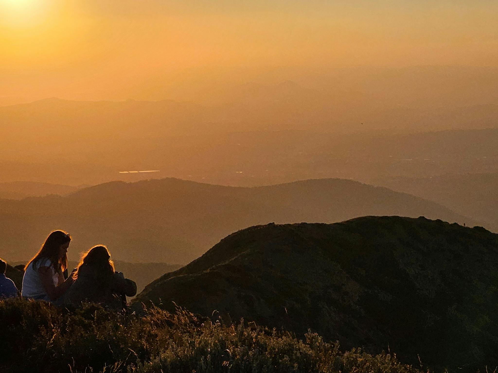 Golden hour on the summit of Mt Buller