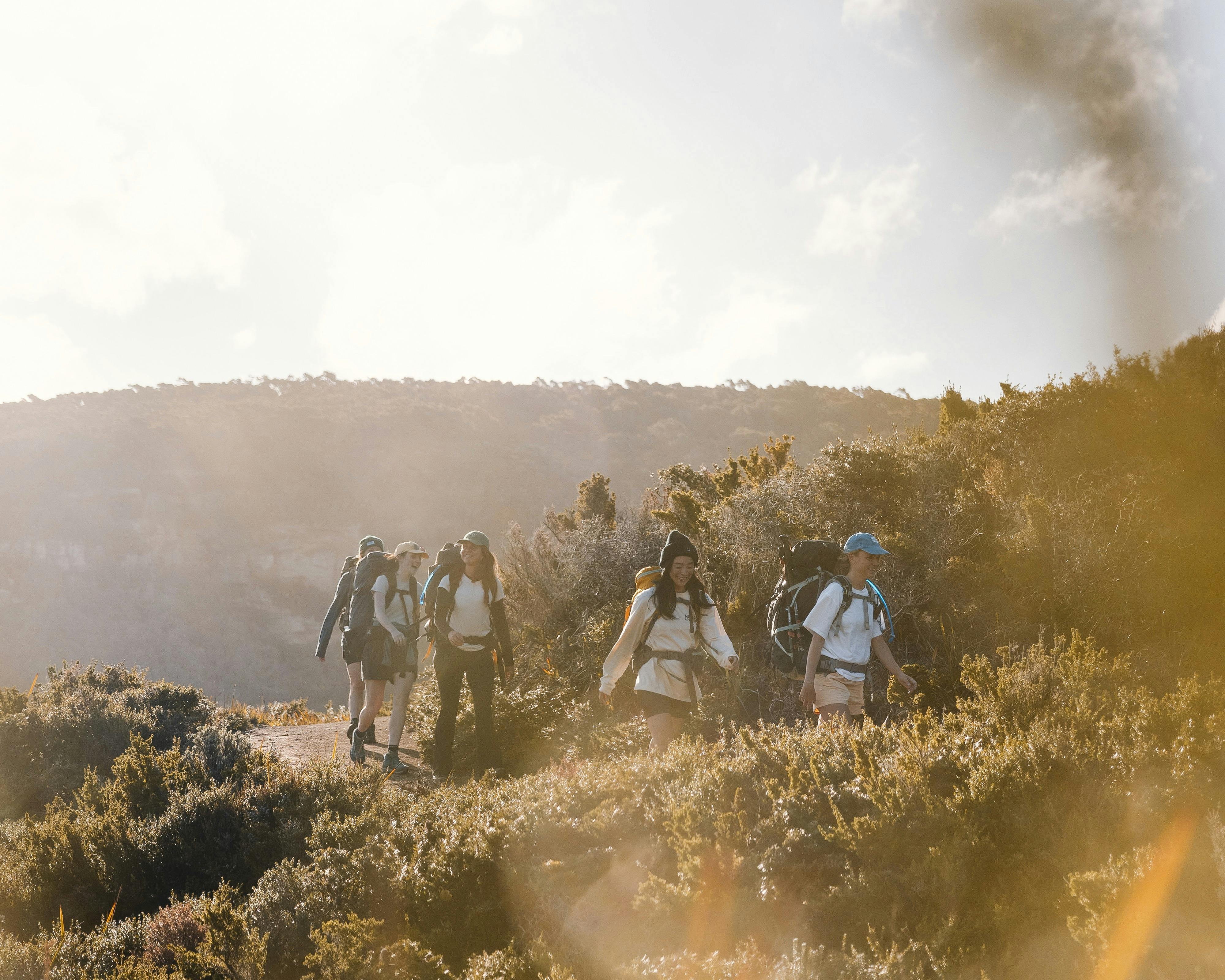 A group of women being led by local and experienced guides
