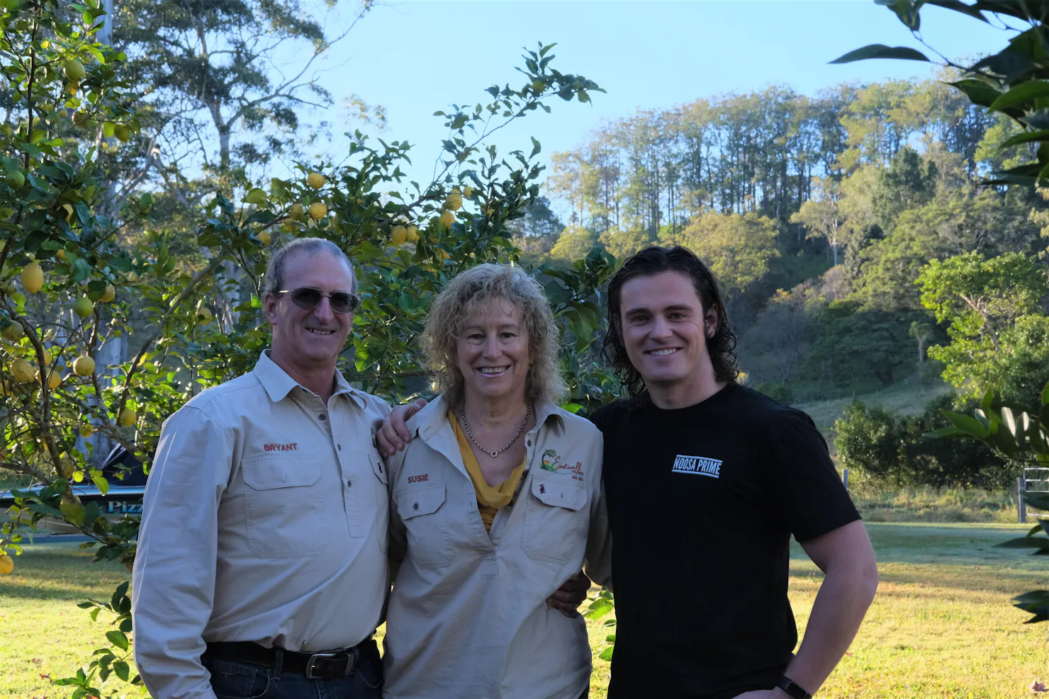 Bryant, Susie, and Alex of Eastwell Farms
