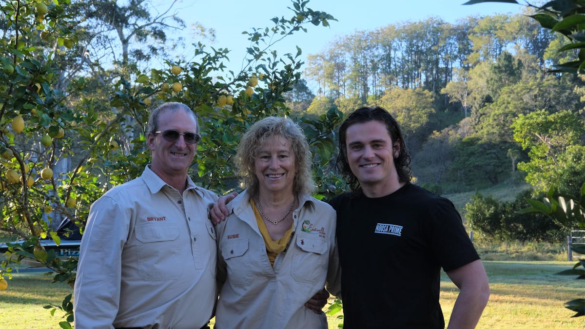 Bryant, Susie, and Alex of Eastwell Farms