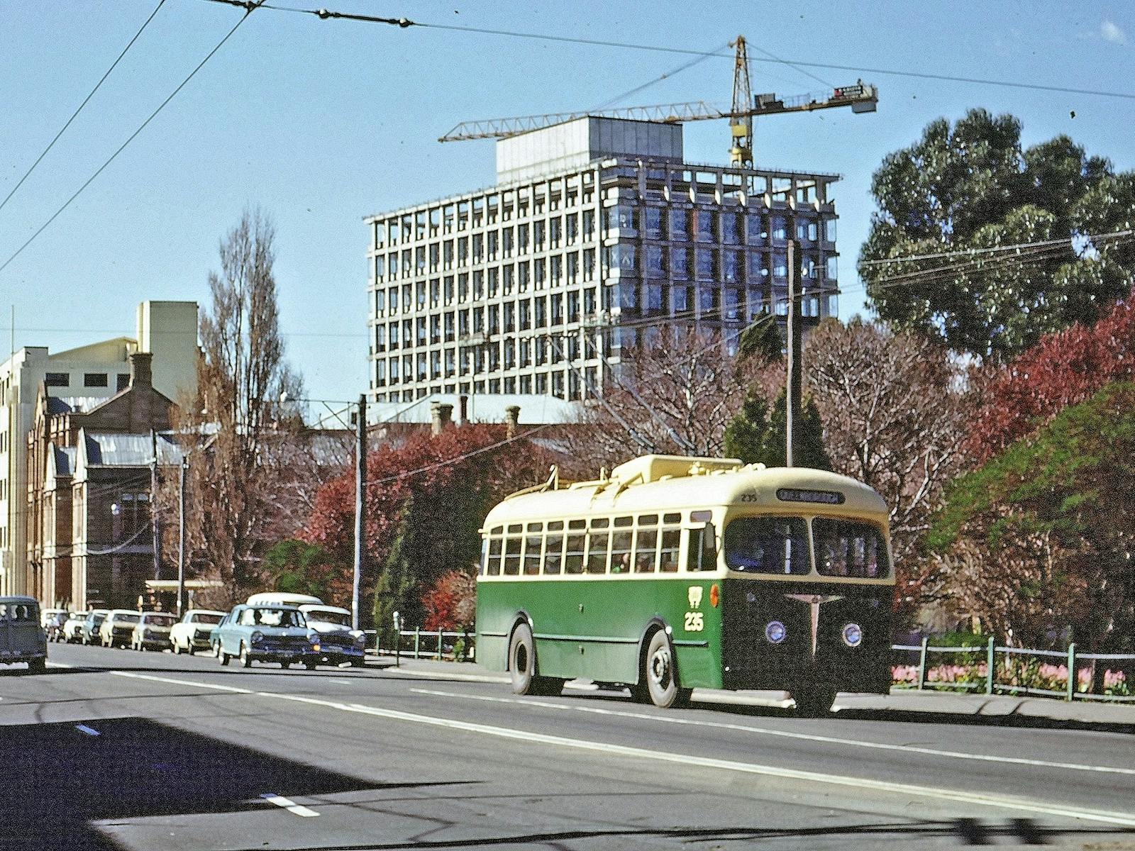 The Museum has two Trolley Buses.  No 235 was the last bus to operate under "the wires".