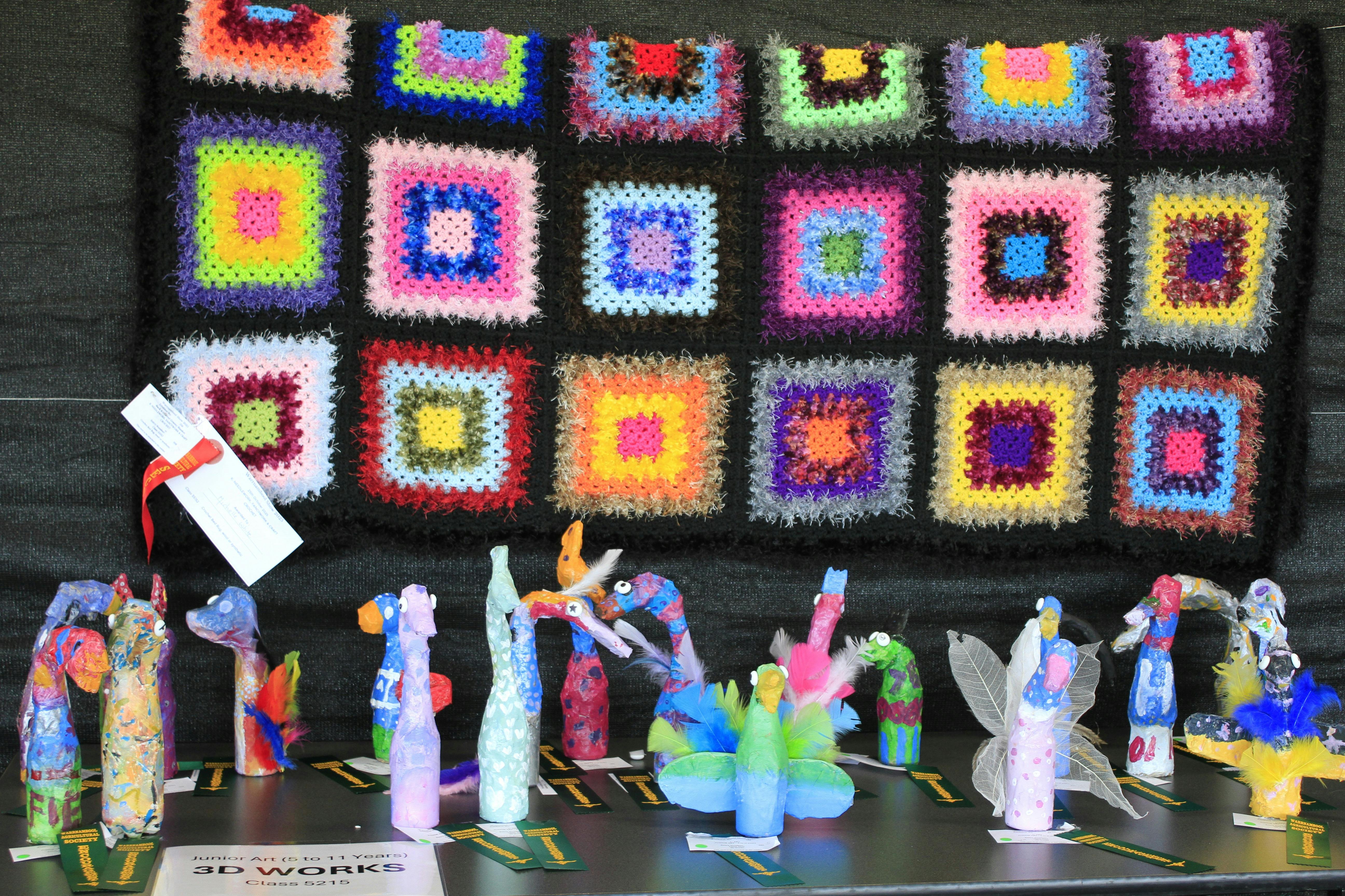 home craft section from 2025 Warrnambool show