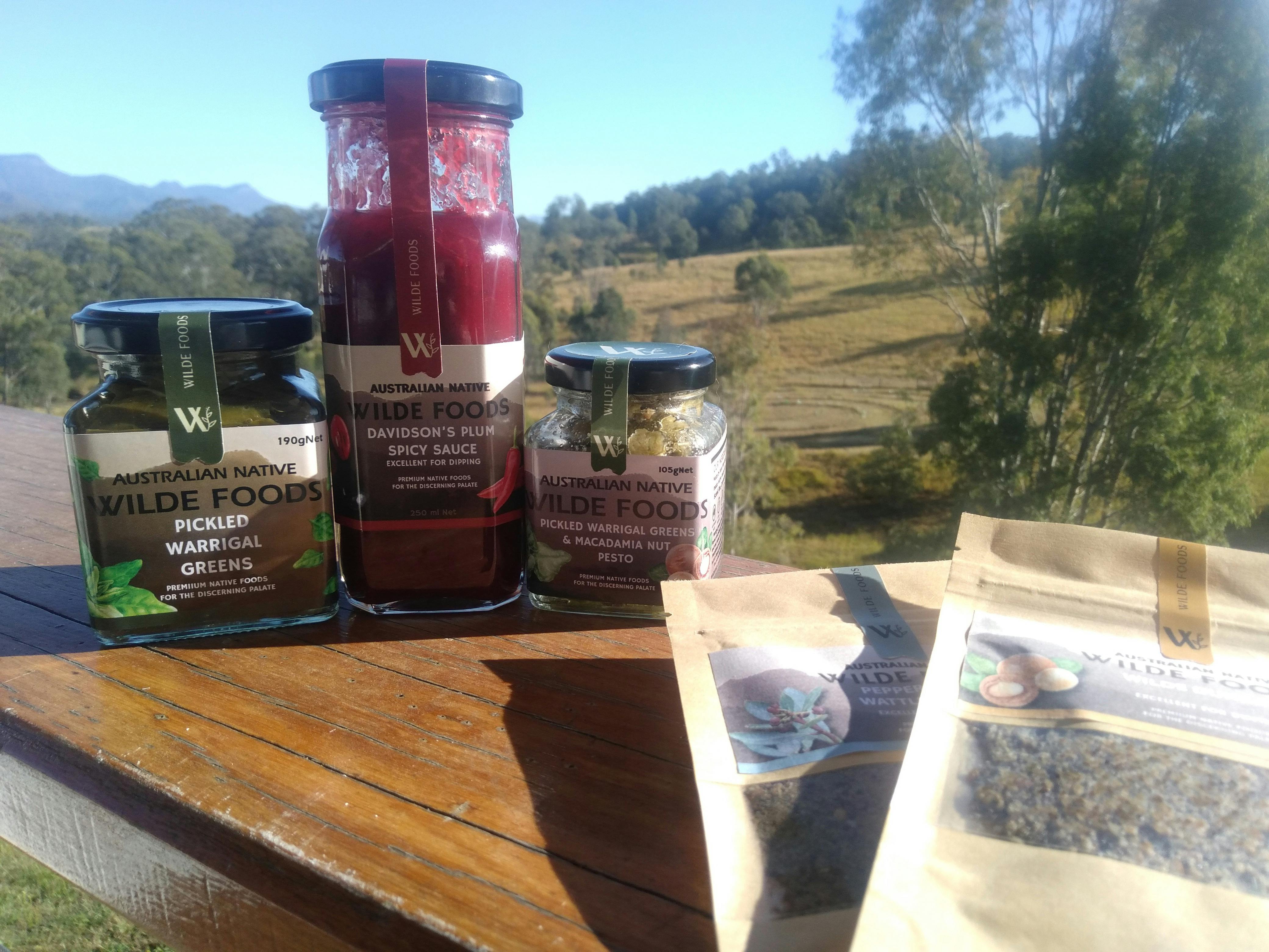 Wilde Food product range of Australian native herbs, fruits and seed based condiments.