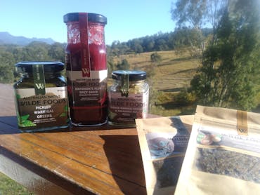 Wilde Food product range of Australian native herbs, fruits and seed based condiments.