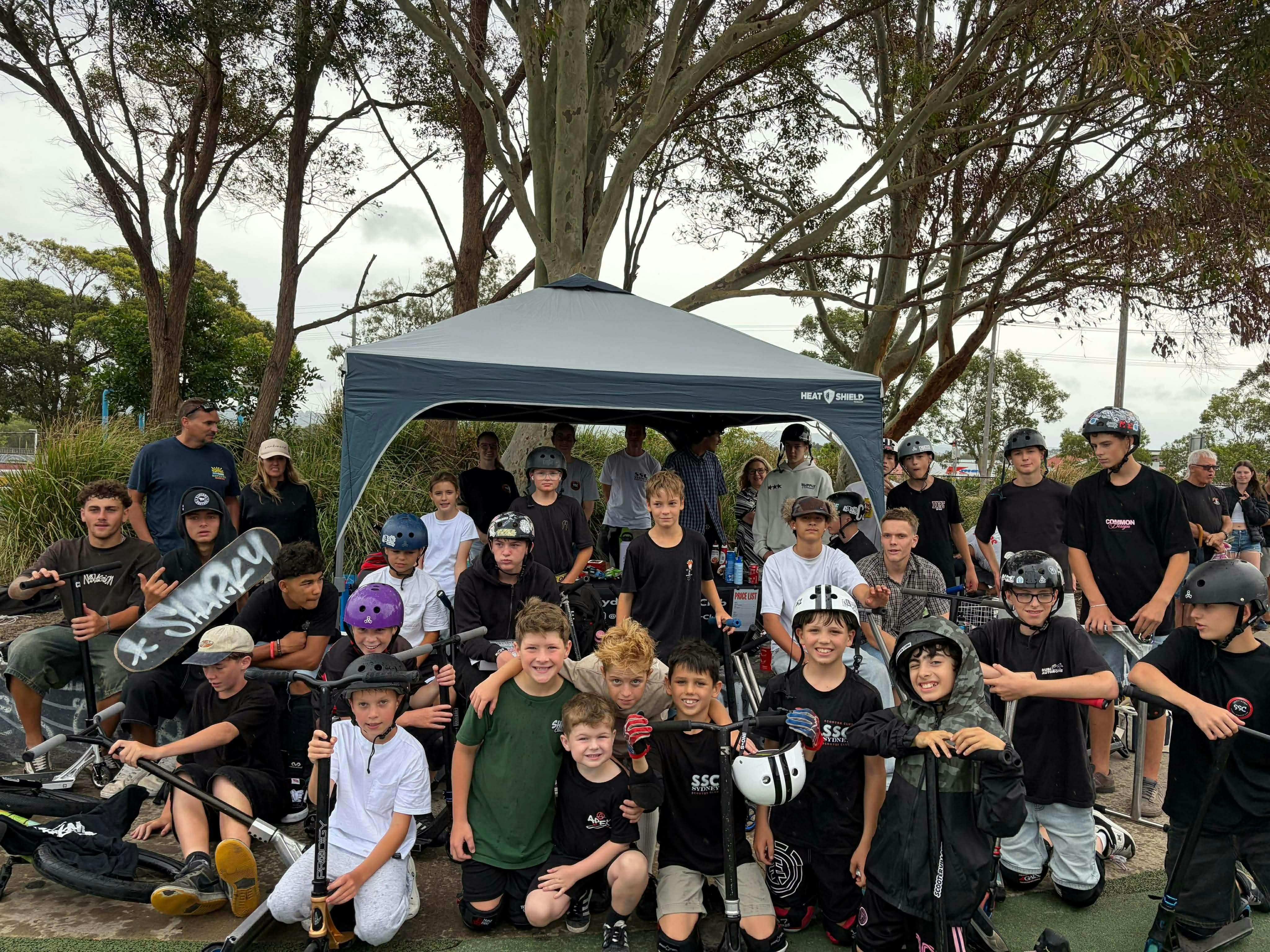 SSC riders at a social ride day