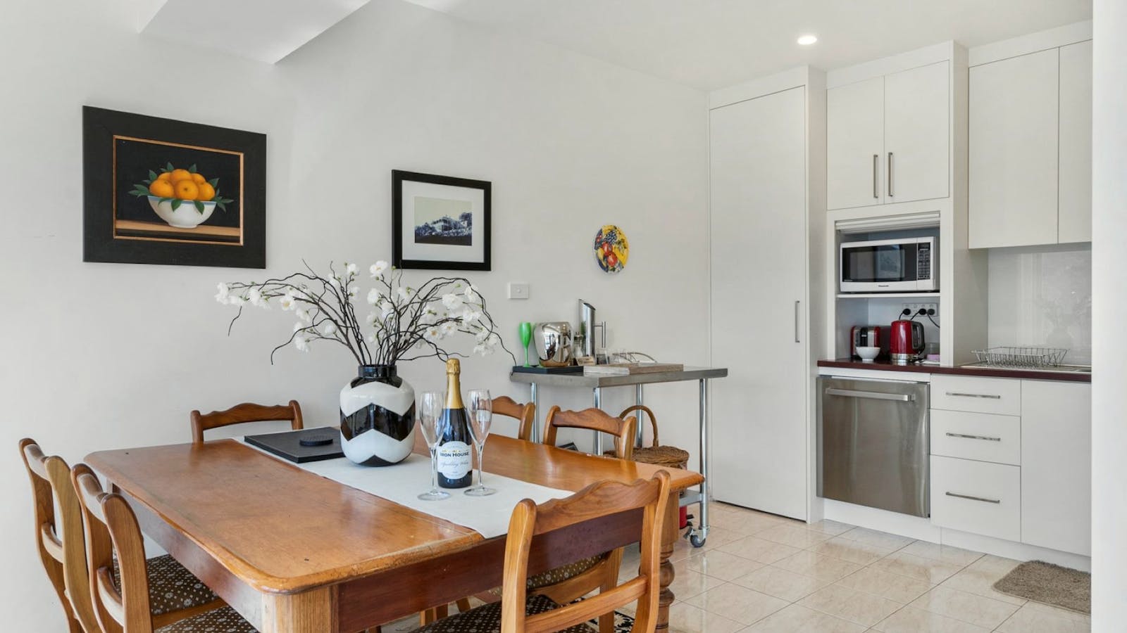 Modern well appointed kitchen and dining