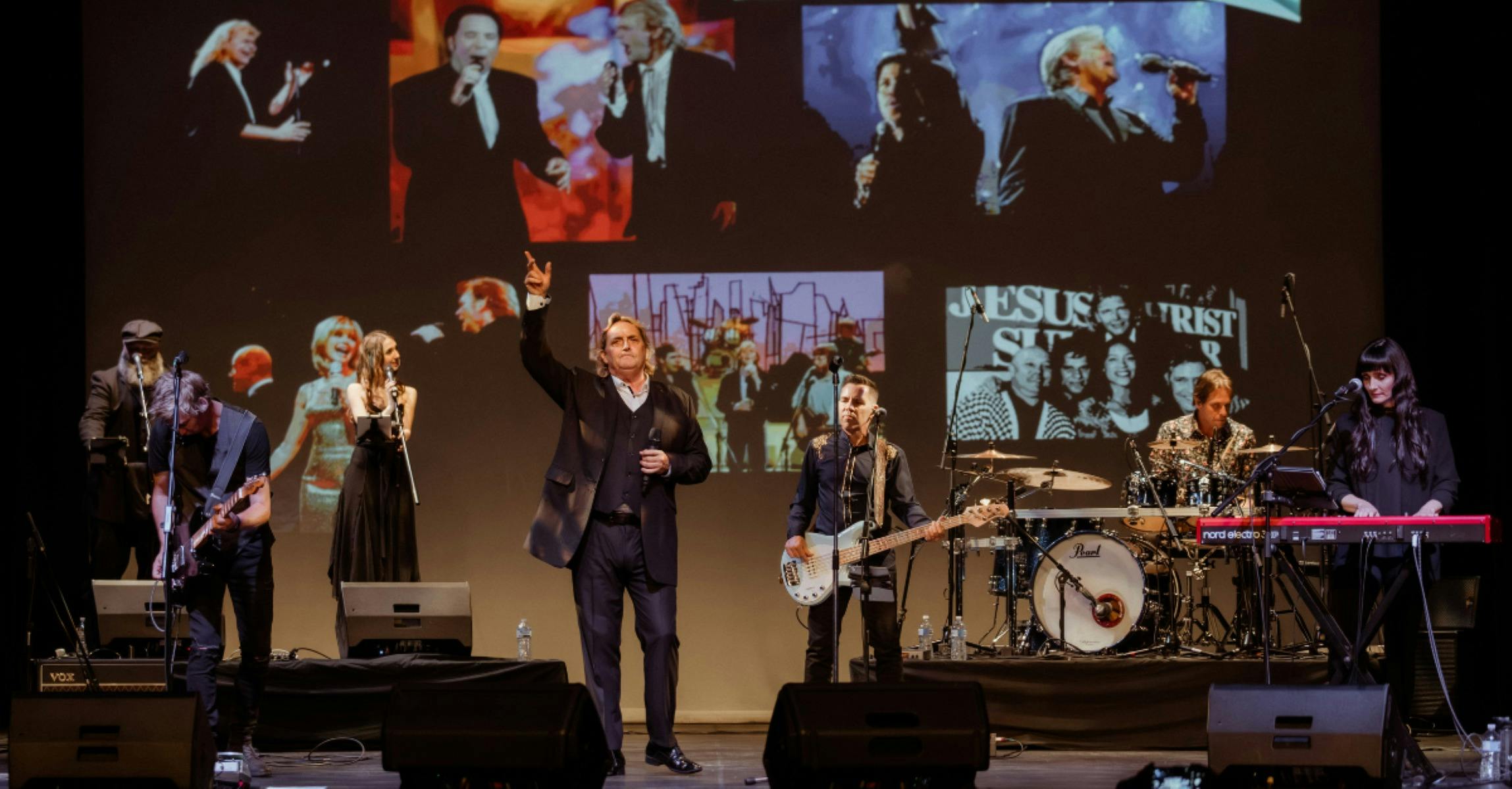 Image of a band on stage