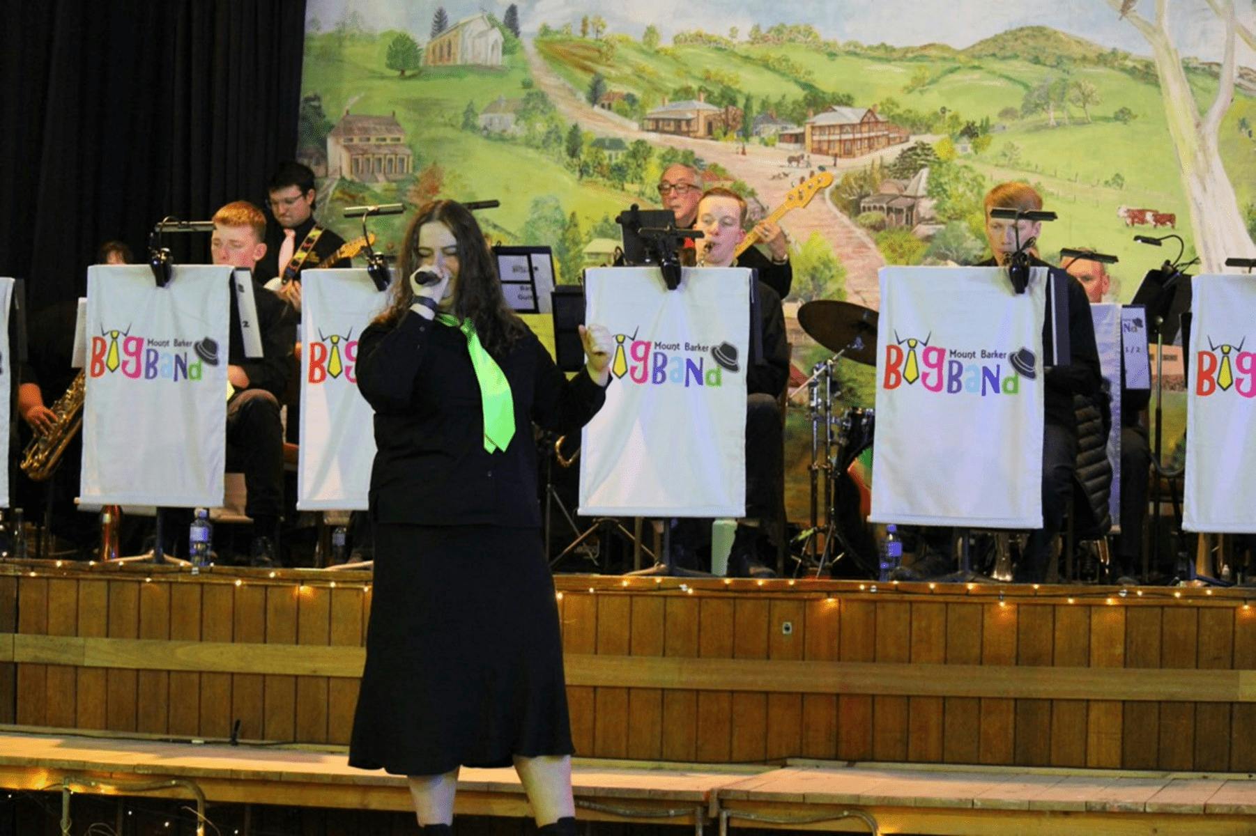 Singer and band