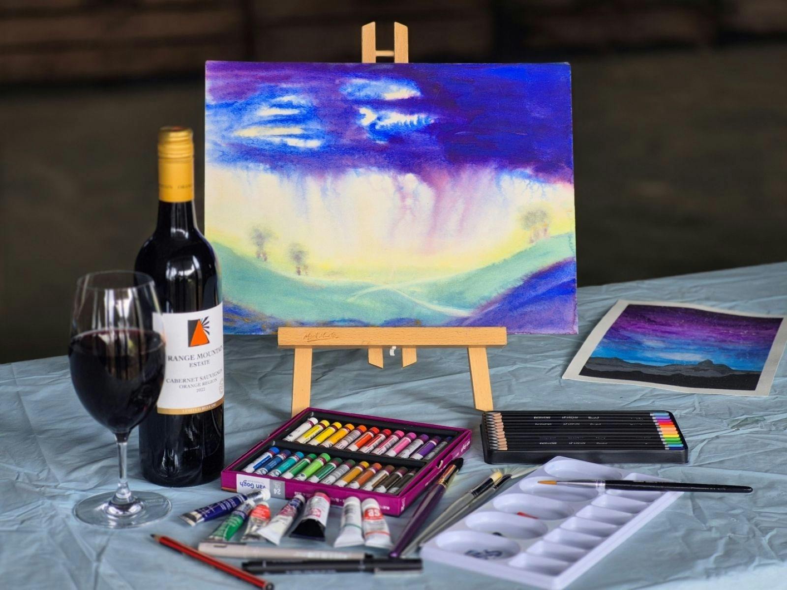 A Paddock, a Pinot and a Paintbrush