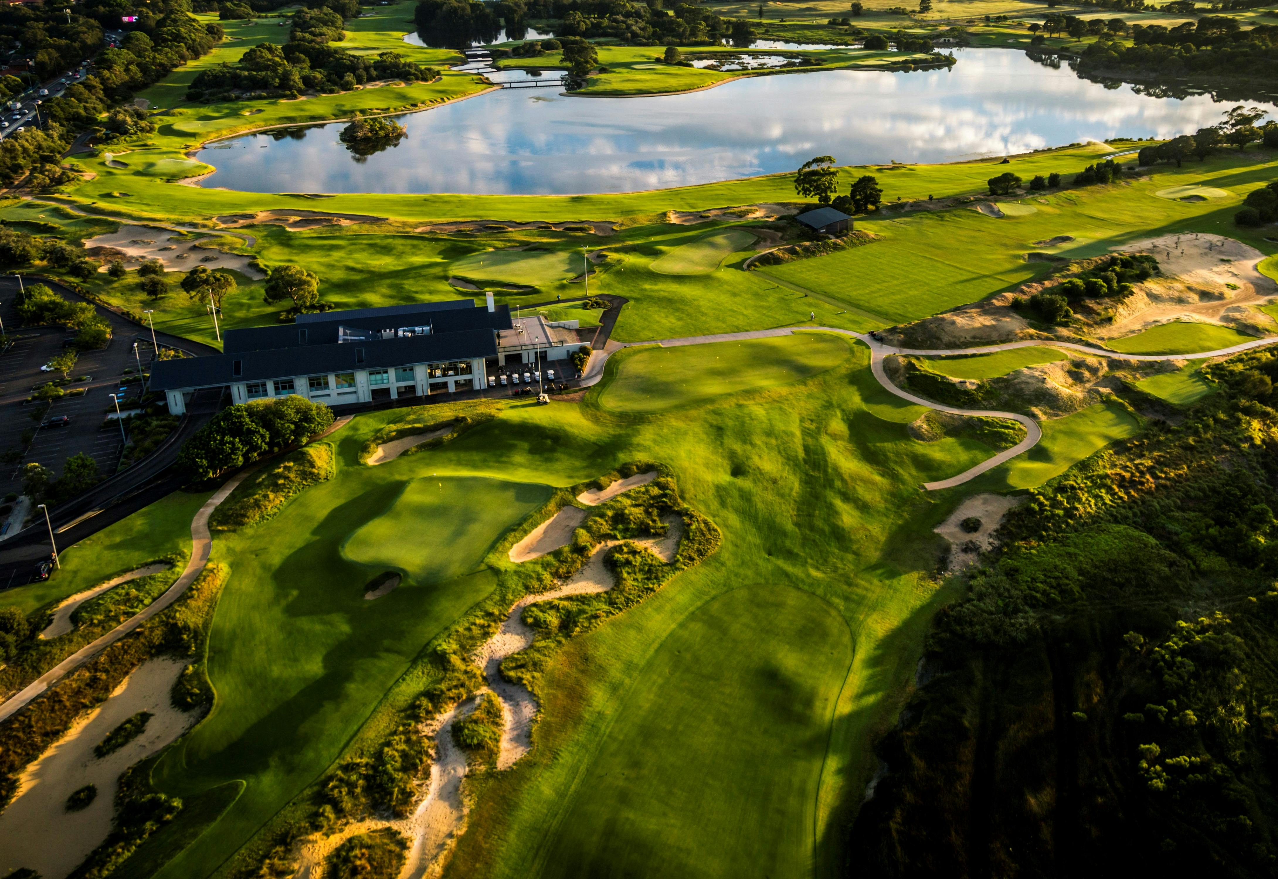 Aus PGA Champs - The Lakes GC helicopter view
