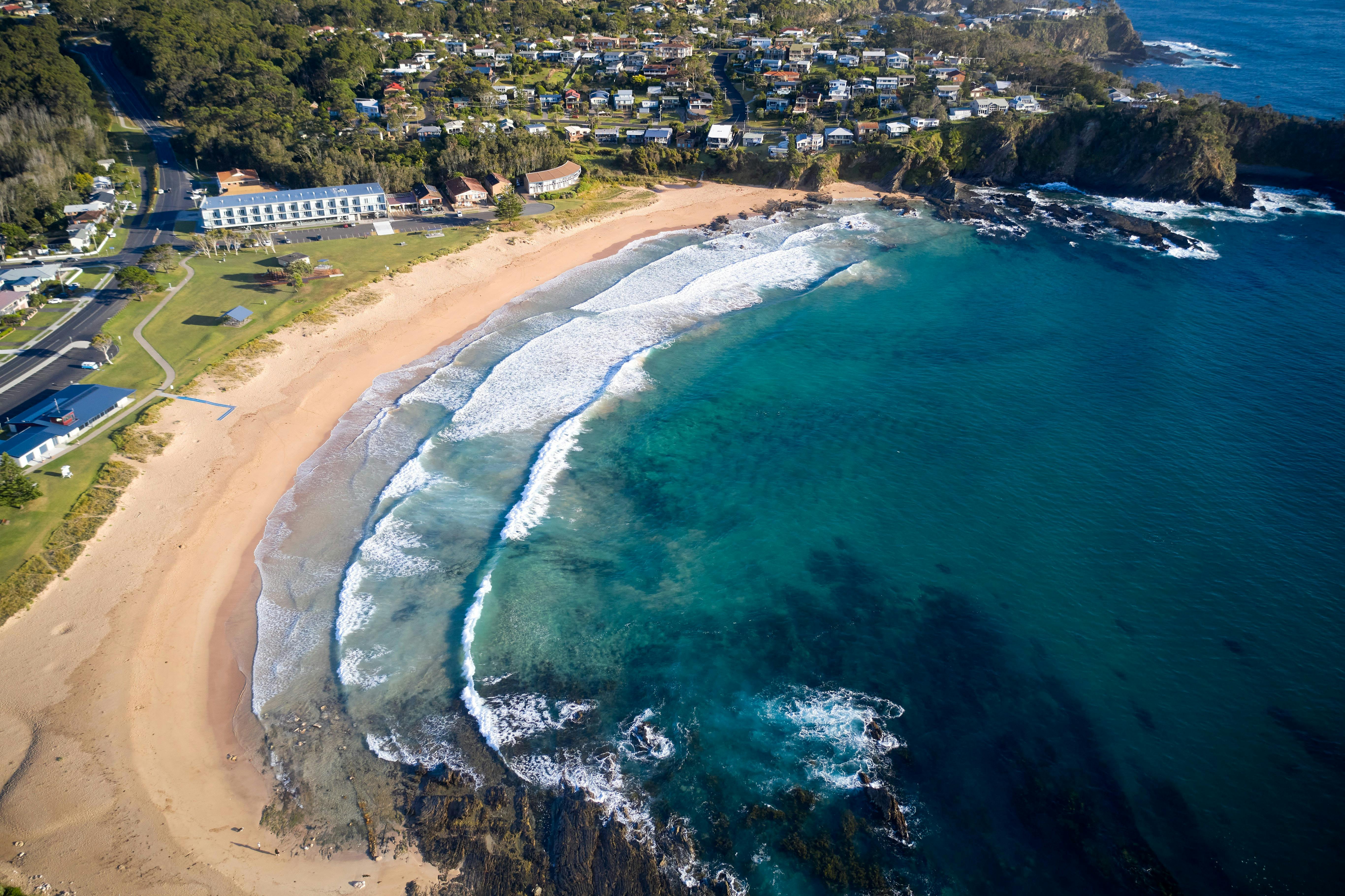 馬魯阿灣海灘鳥瞰圖