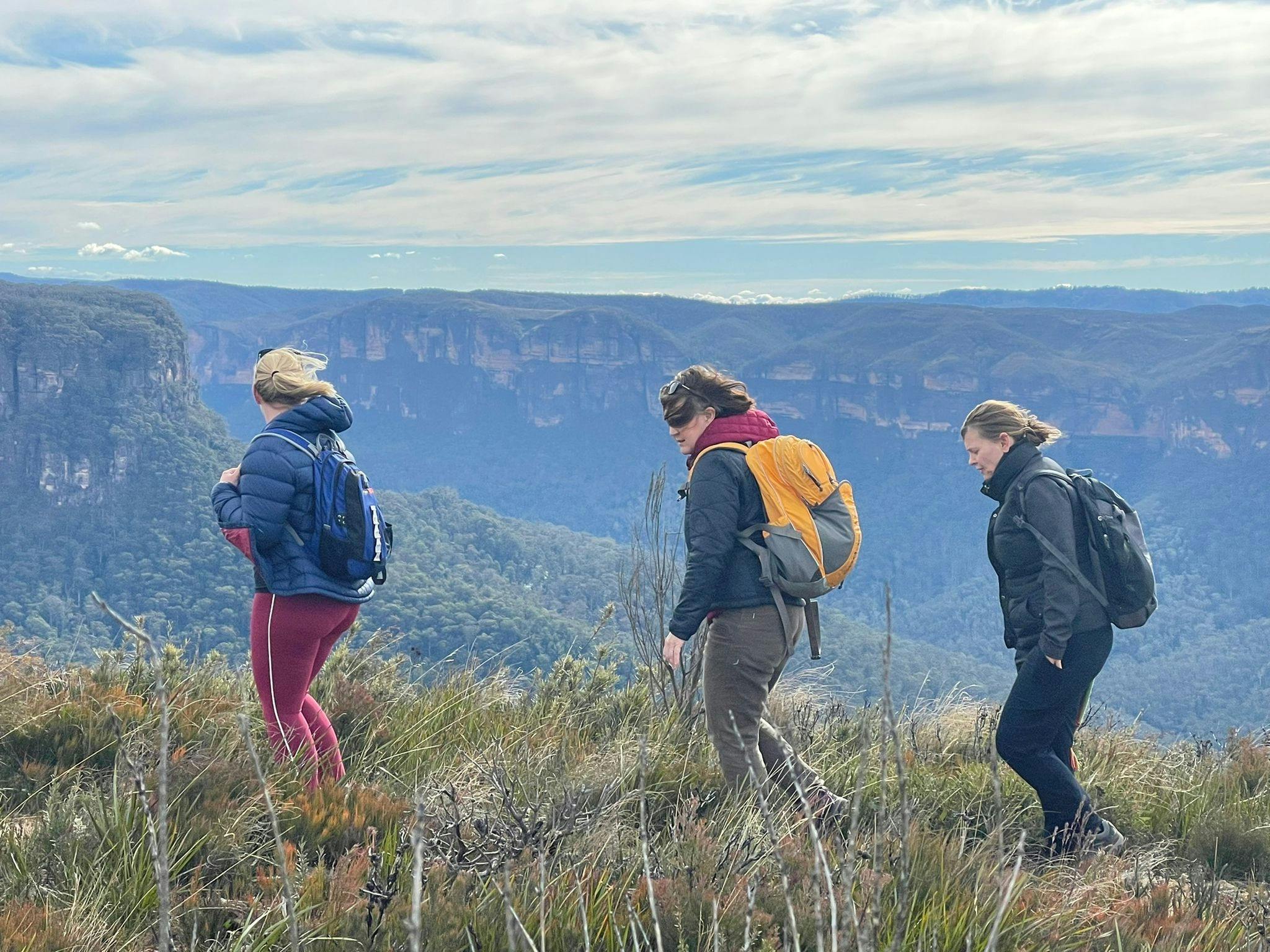Blue Mountains hiking group photo