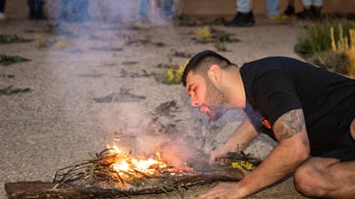 Richard Allan smoking ceremony
