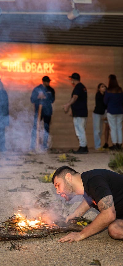 Richard Allan smoking ceremony