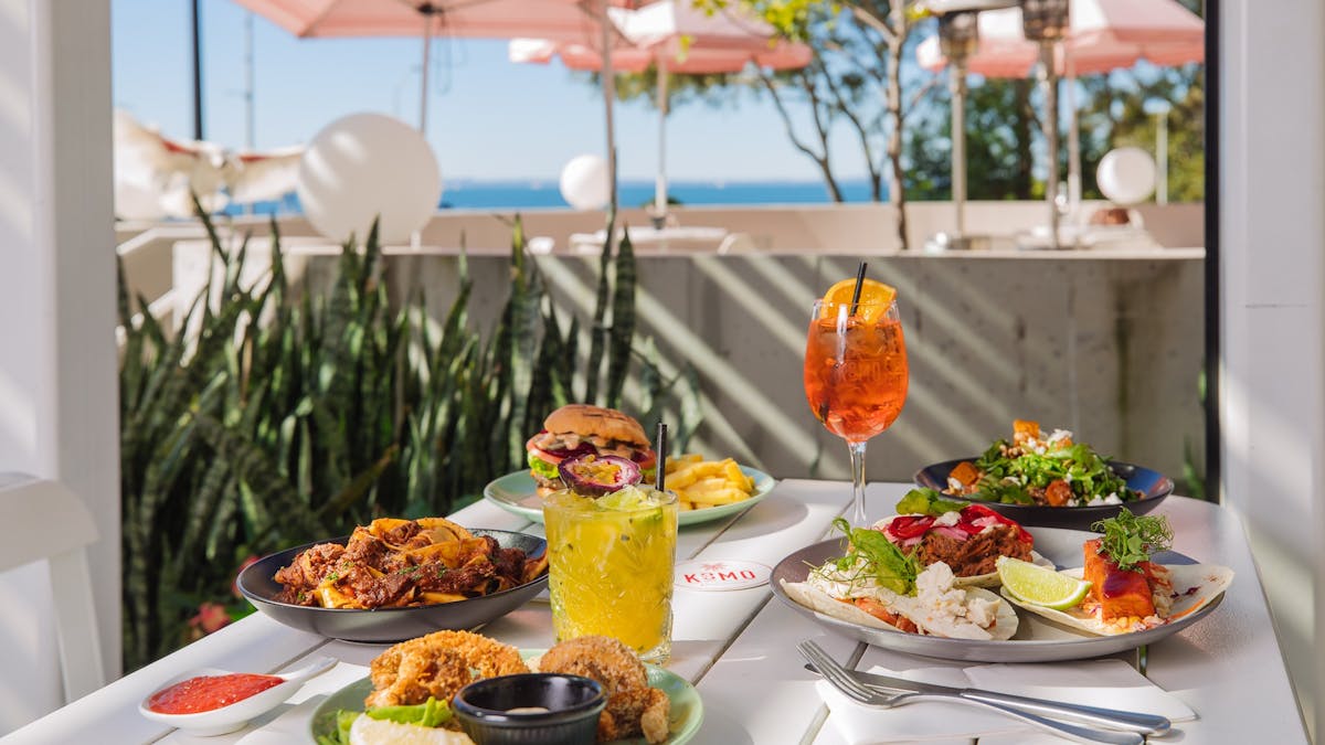 Lunch and dinner by the water