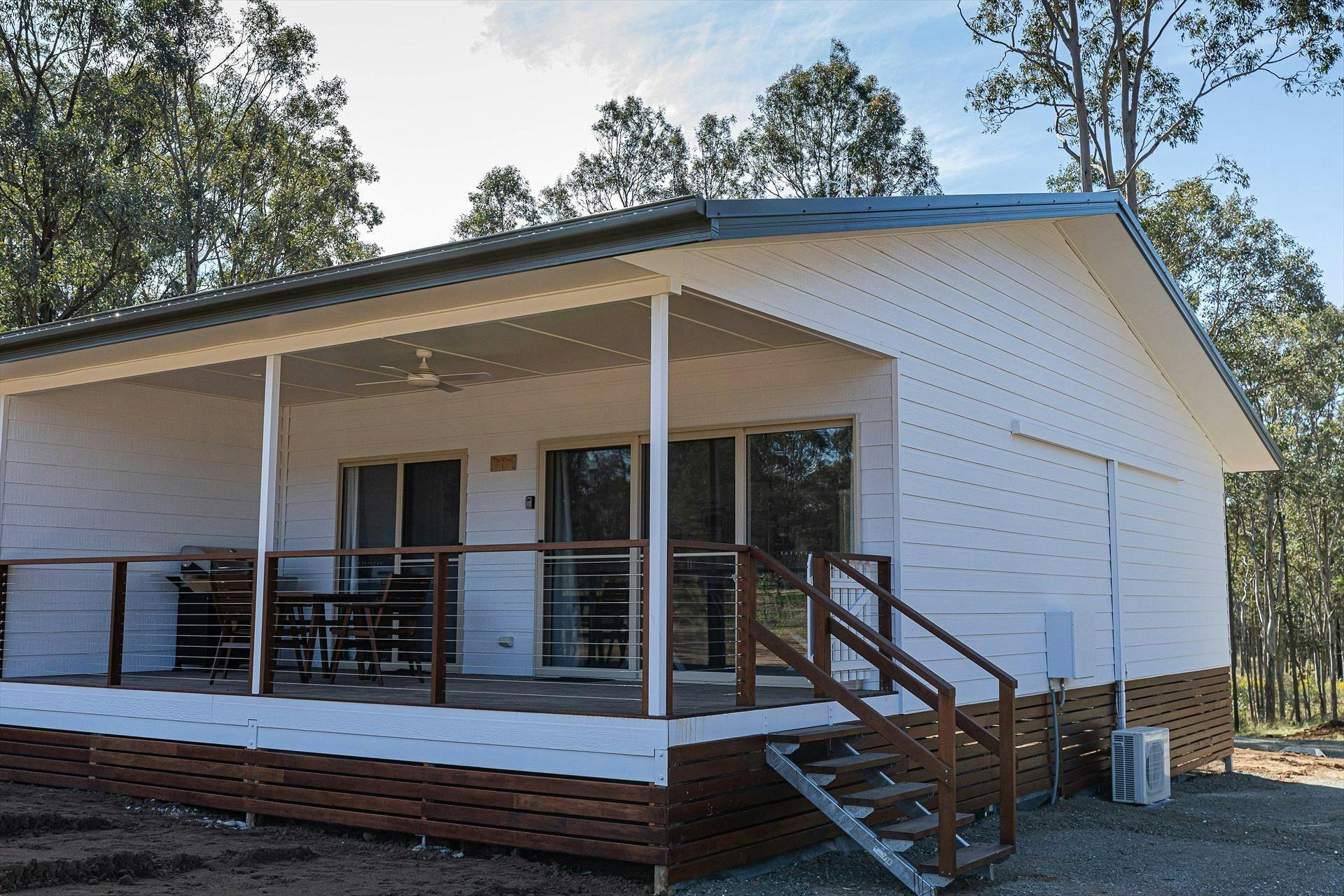 Outside picture of one of the cottages