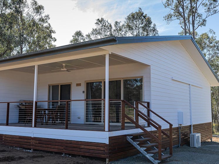 Outside picture of one of the cottages