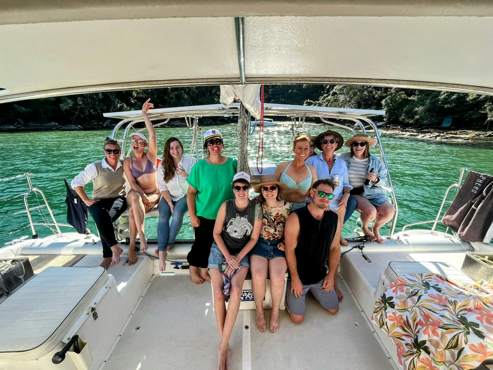 Spacious decks and secluded beaches