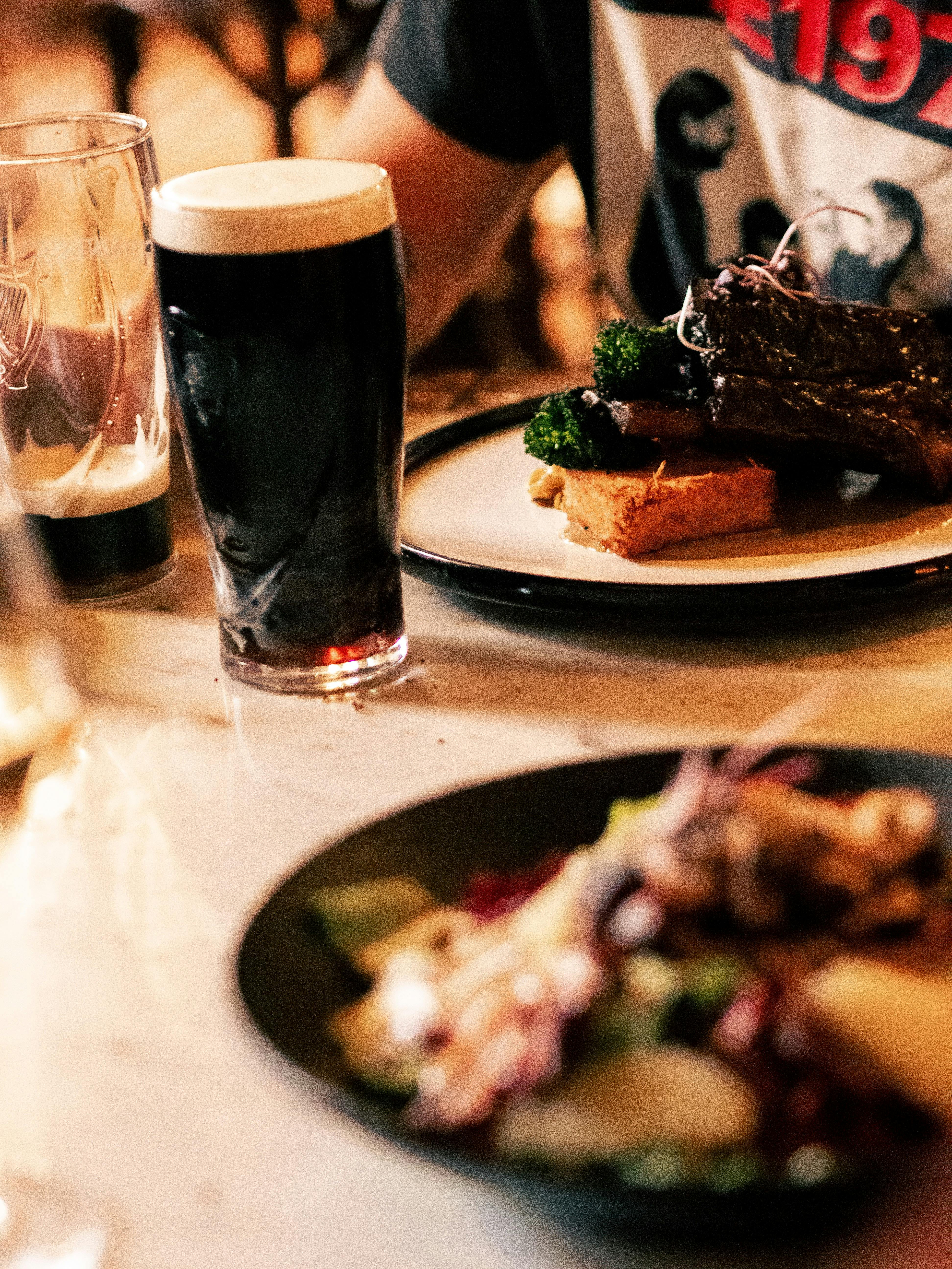 smoked rib and beer