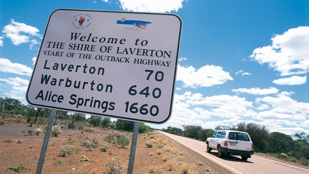 On the road to Laverton