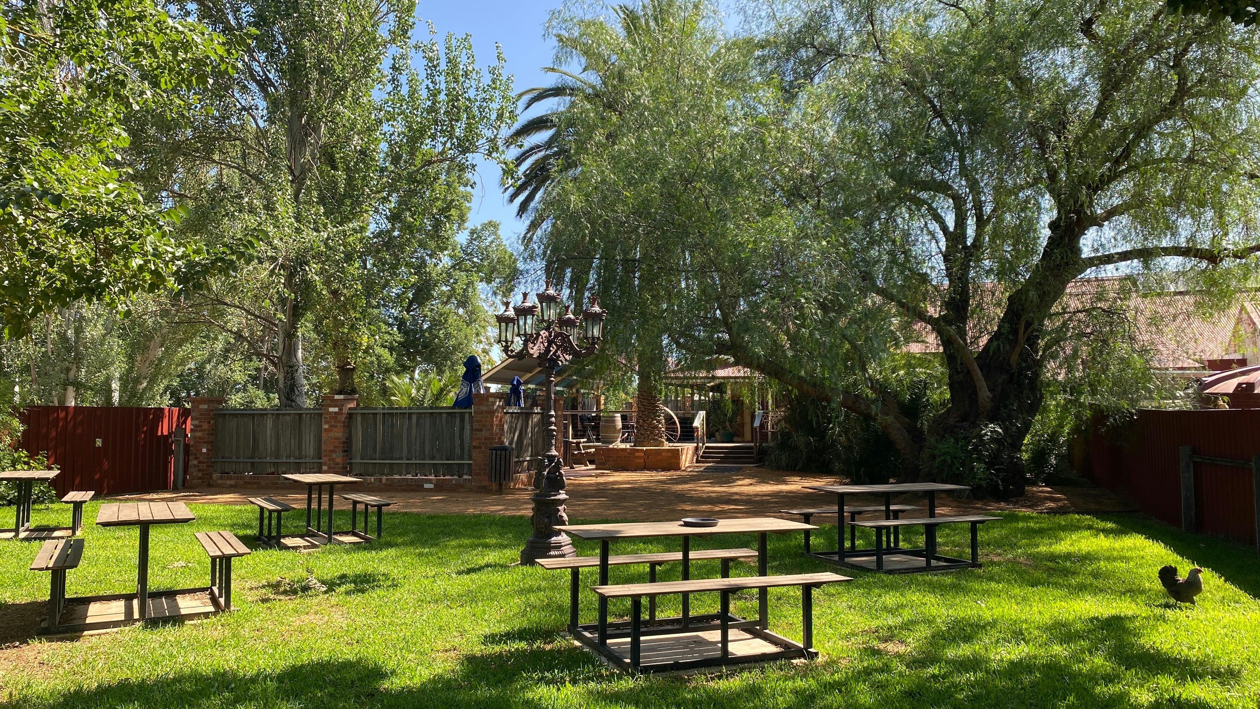 Family friendly beer garden in Wangaratta