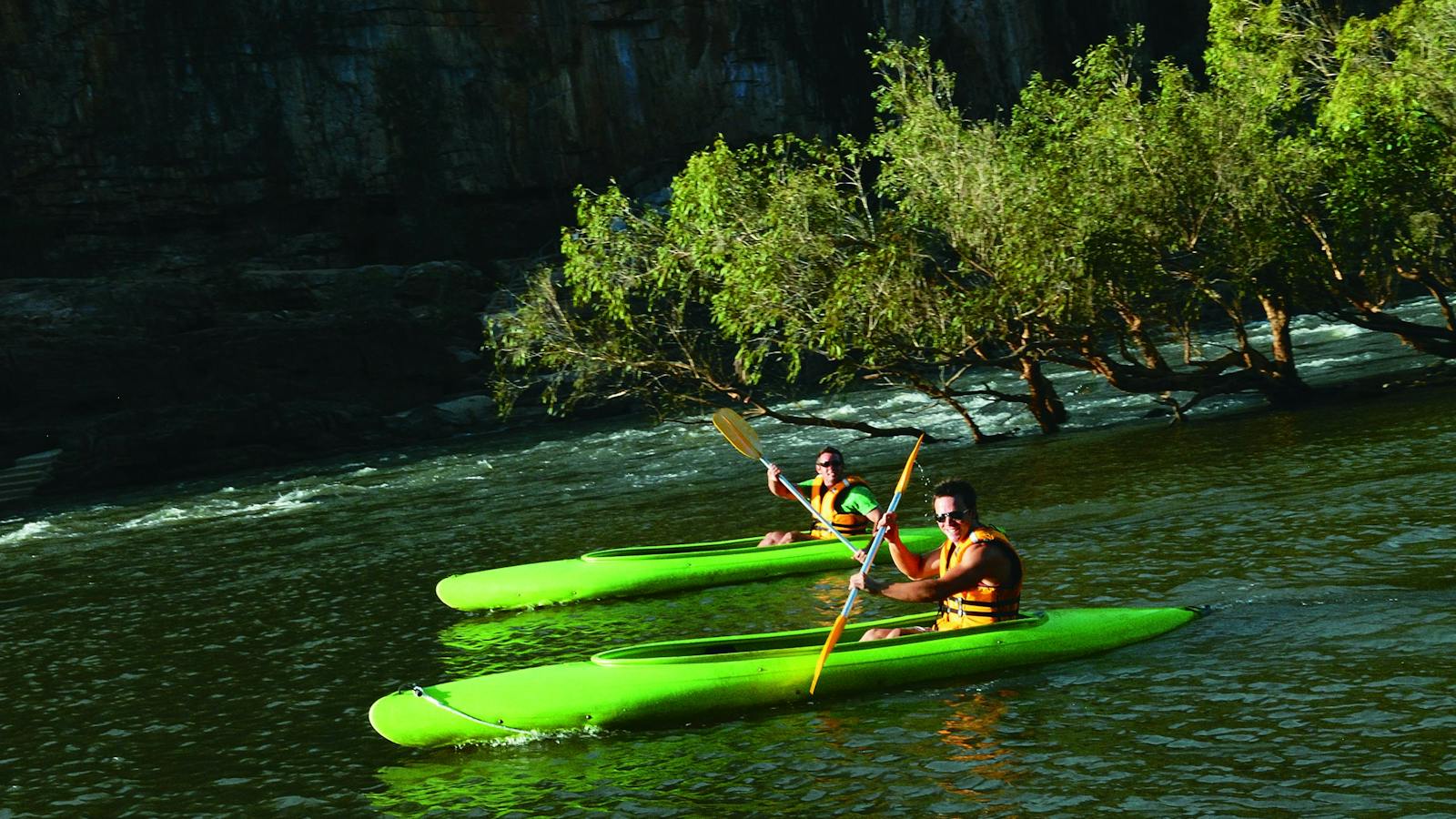 Canoeing on Nitmiluk Gorge