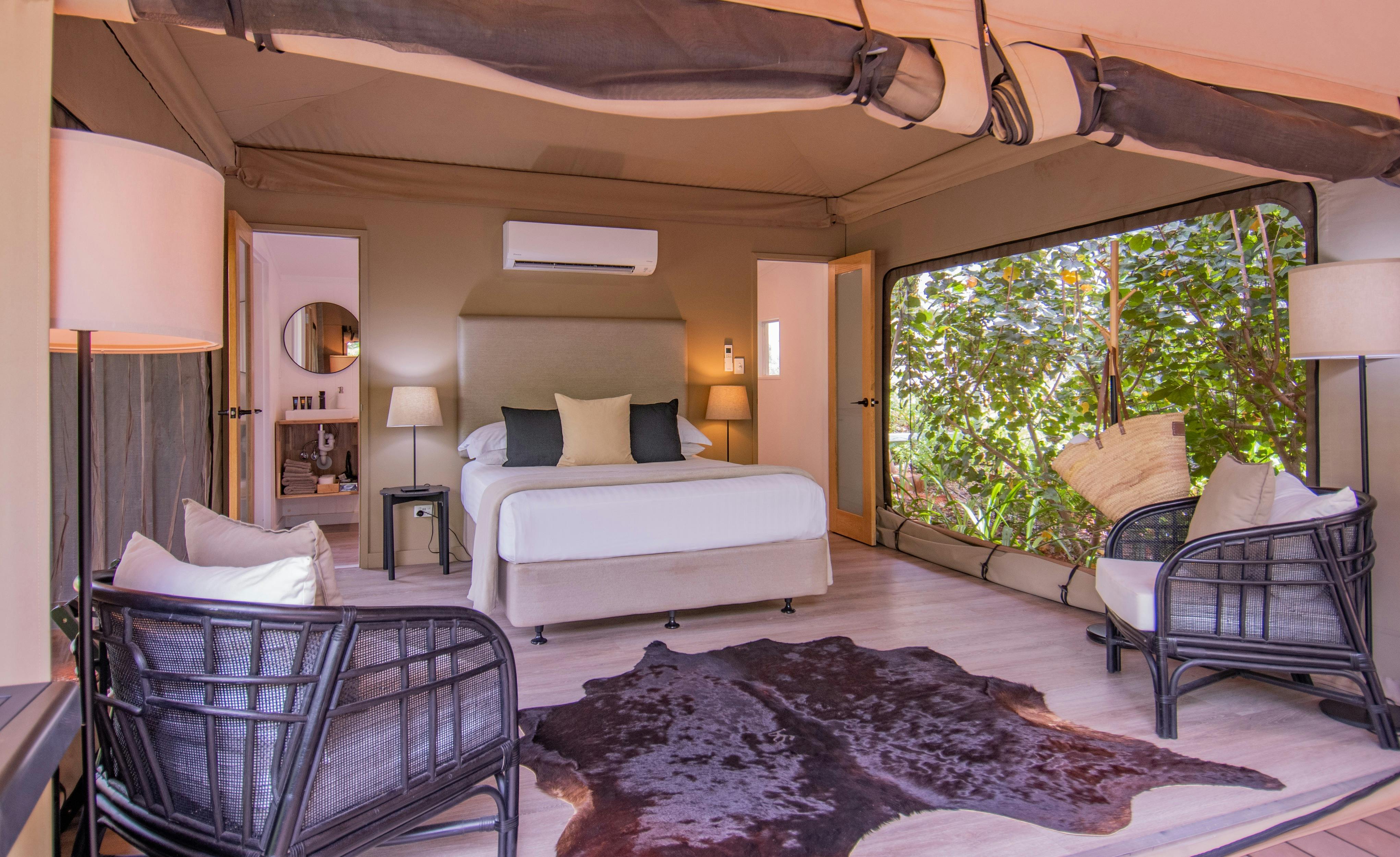 Deluxe Safari Queen Tent with Air-Conditioning