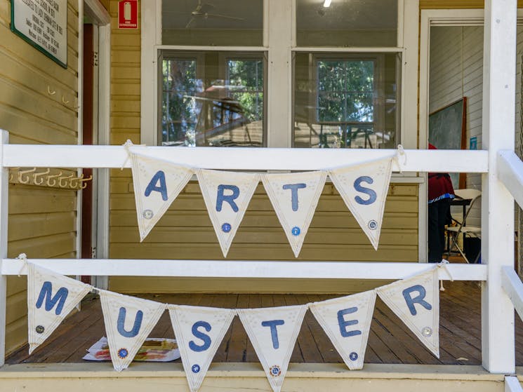 Arts Muster arts and crafts workshops in the historic classrooms of the Jervis Bay Maritime Museum