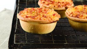 Their signature pie - the Ned Kelly