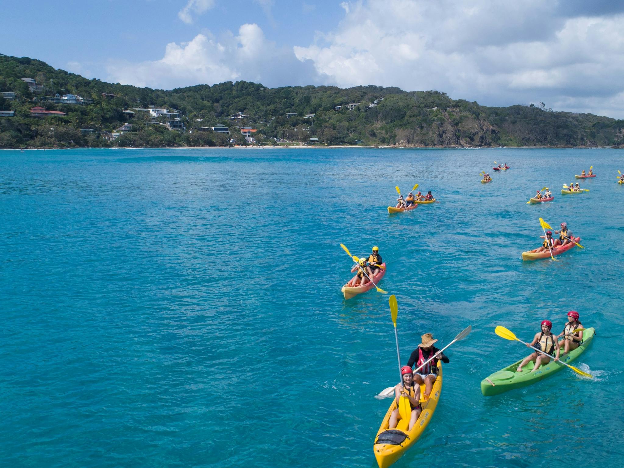 Kayak the beautiful waters of Byron Bay