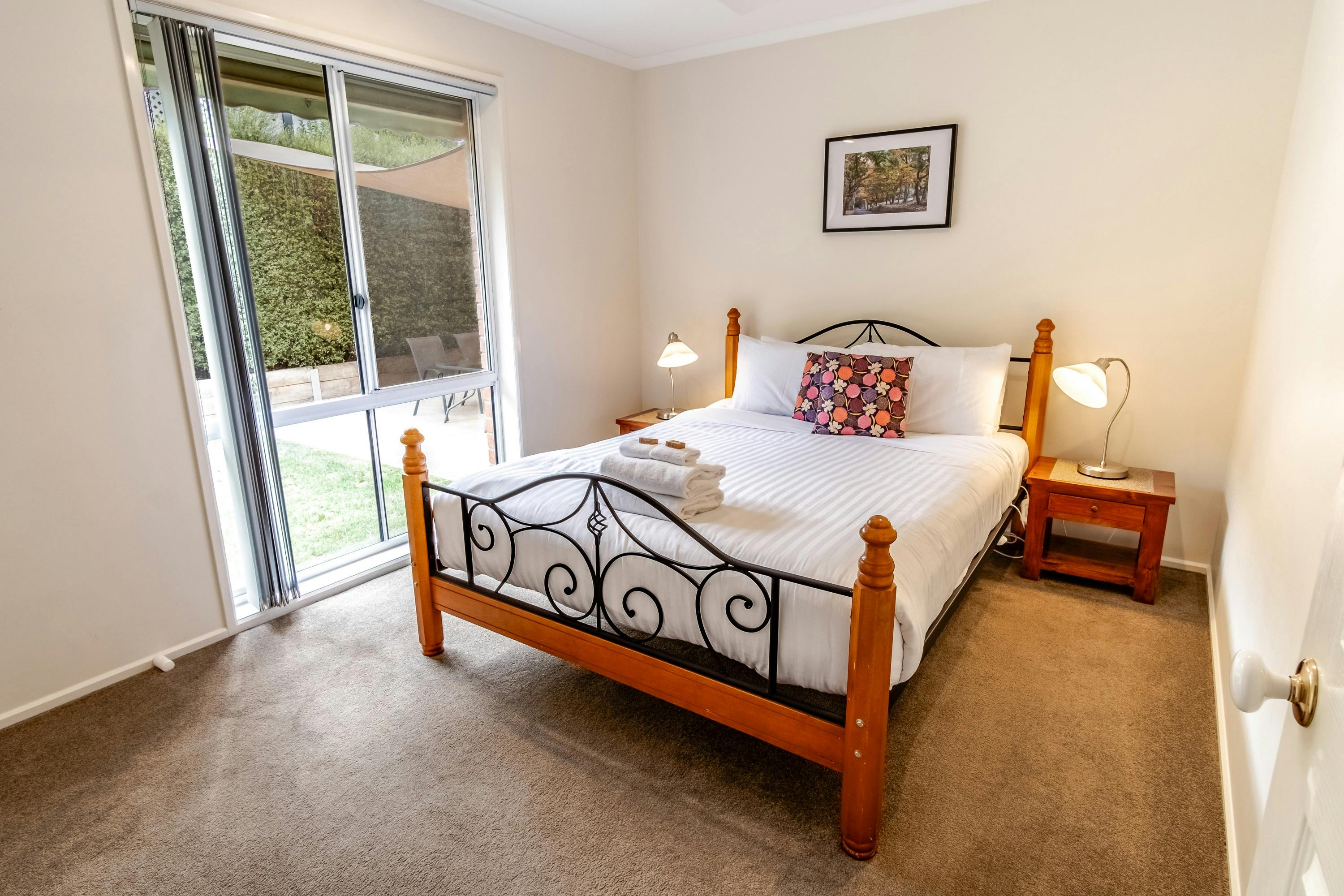 Queen Bedroom 3 at Hargreaves House with Alpine Valley Getaways