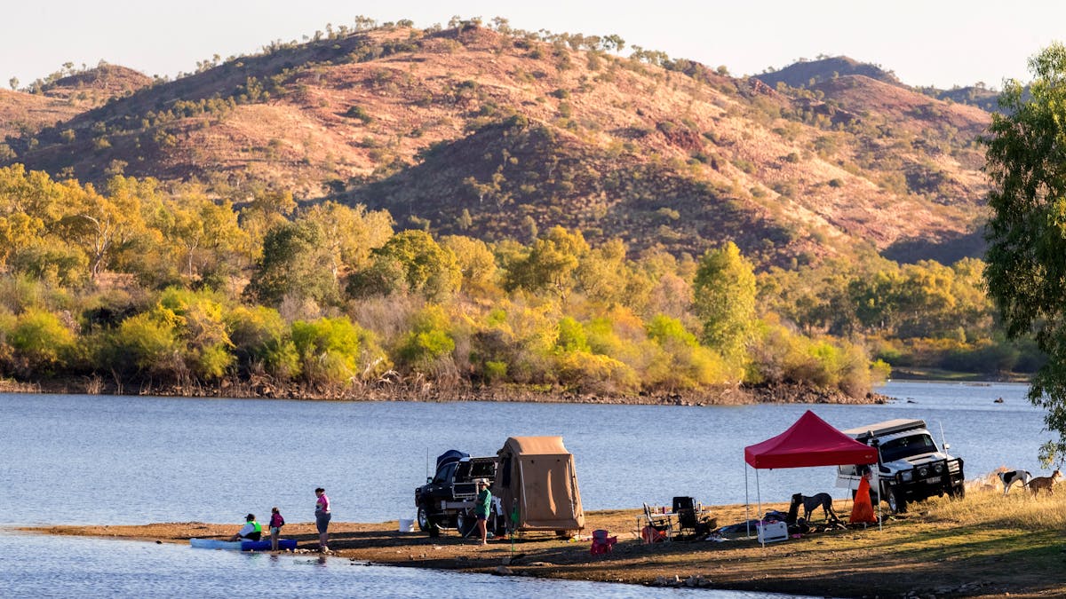 Camping at Corella Dam