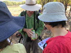 Australian birdwatching guide Luke Paterson with birdwatchers Kakadu